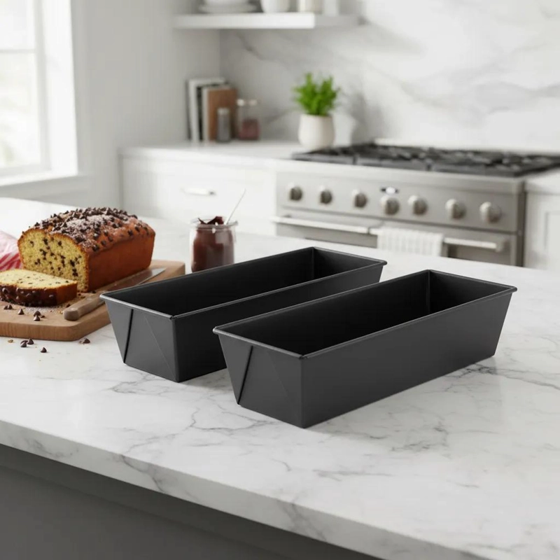 MOLDE RECTANGULAR ANTIADHERENTE DE 30 CM PARA PAN Y QUEQUE - 1