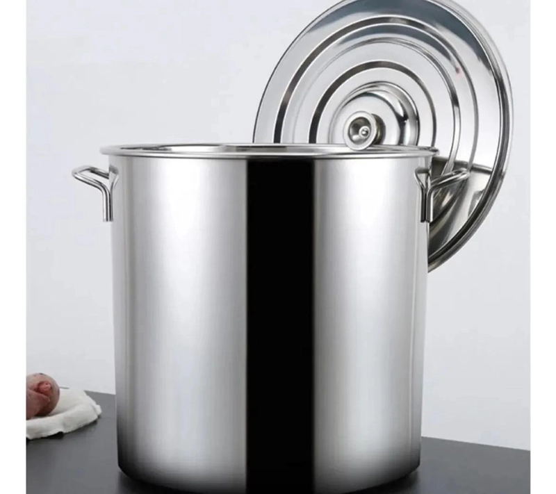 OLLA MARMITA DE ACERO INOXIDABLE CON TAPA REFORZADA DE 50 LITROS - 3