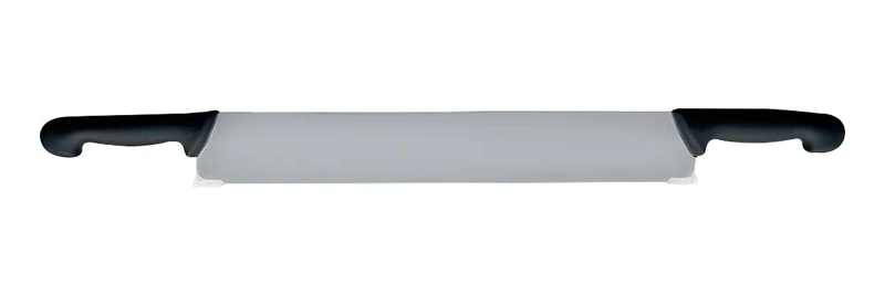 CUCHILLO PARA QUESO CON MANGO DOBLE DE 38 CM COLOR NEGRO - 1