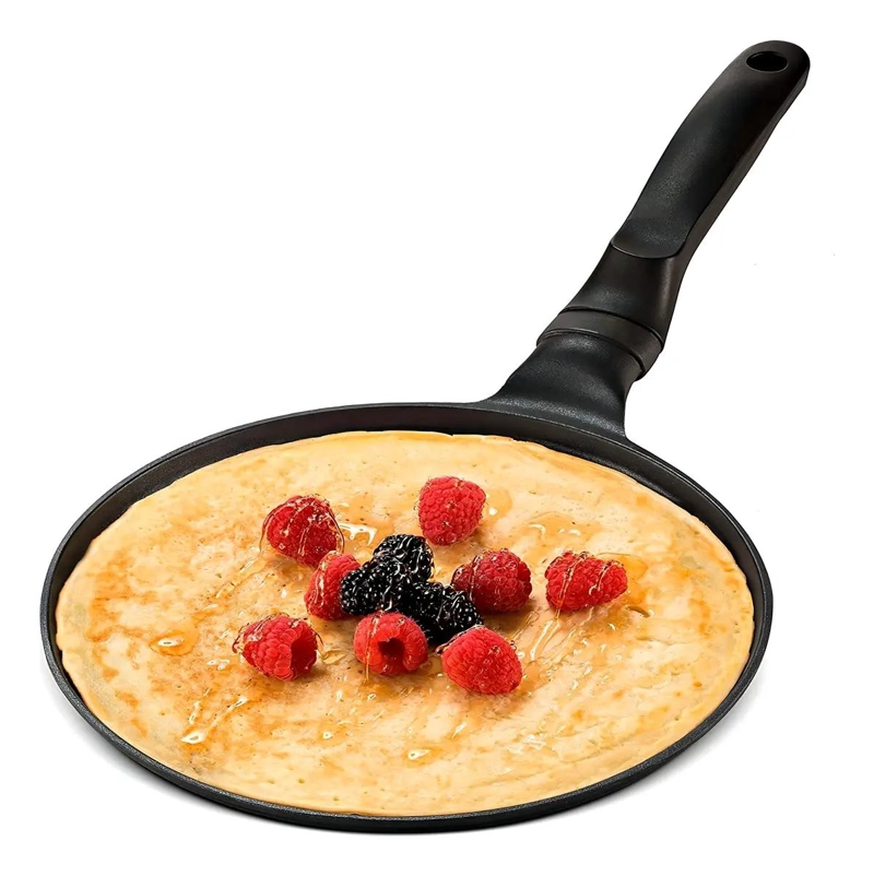 SARTENES PARA WAFFLES Y PANQUEQUES EN GRIS OSCURO CON RECUBRIMIENTO ANTIADHER - 3