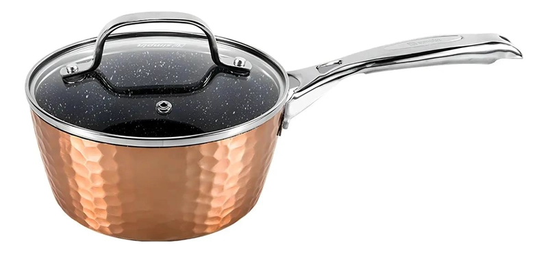 SET DE COCINA ANTIADHERENTE DE 7 PIEZAS CON RECUBRIMIENTO COPPER - 2
