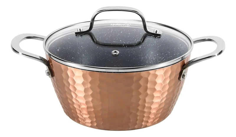 SET DE COCINA ANTIADHERENTE DE 7 PIEZAS CON RECUBRIMIENTO COPPER - 3