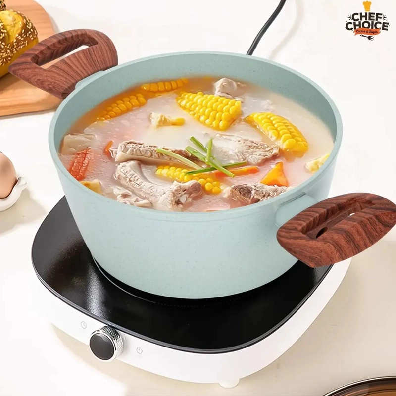 JUEGO DE COCINA CON BATERIA DE 10 PIEZAS EN GRANITO ANTIADHERENTE - 5