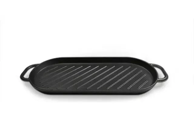 PLANCHA PARA ASAR DE HIERRO CON DIMENSIONES 37X16X3 CM - 1