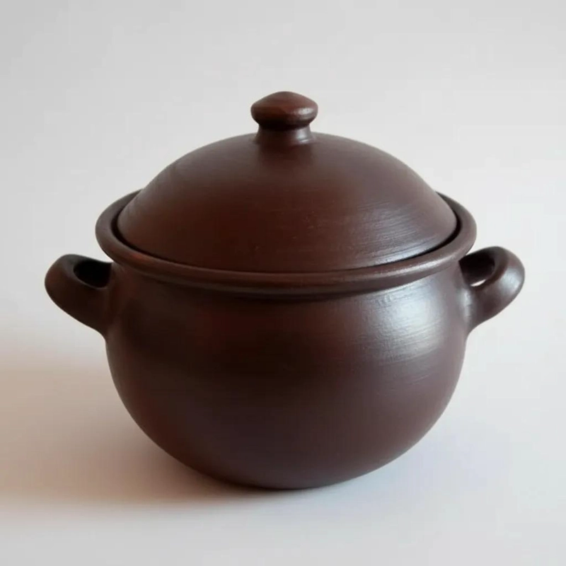 OLLA DE GREDA PARA COCINA TRADICIONAL DE 4 LITROS CAPACIDAD - 5