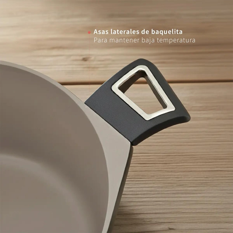 JUEGO DE COCINA ANTIADHERENTE CLASSIC DE 8 PIEZAS PARA USO DIARIO - 4