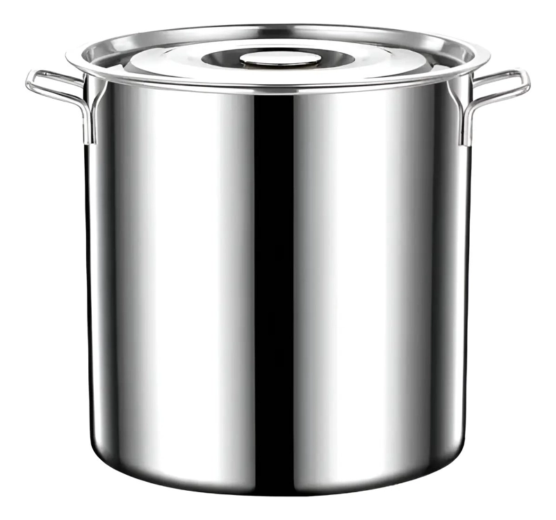 OLLA DE ACERO INOXIDABLE DE 12 LITROS PARA COCINA PROFESIONAL - 3