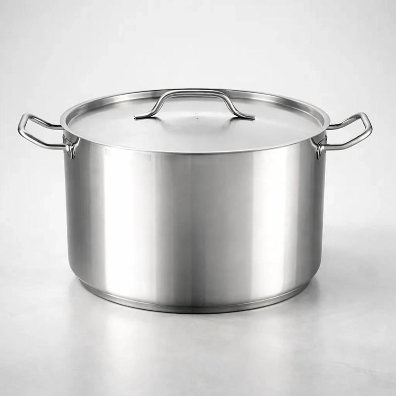 OLLA PROFESIONAL DE ACERO INOXIDABLE CON CAPACIDAD DE 28 LITROS - 5