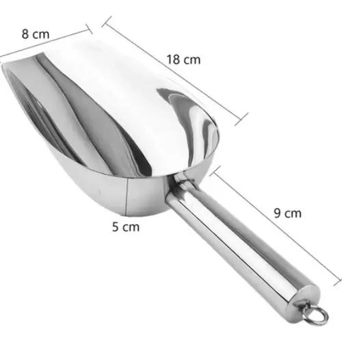 CUCHARA MEDIDORA DE ACERO INOXIDABLE PARA GRANOS 24OZ 38OZ 58OZ - 4