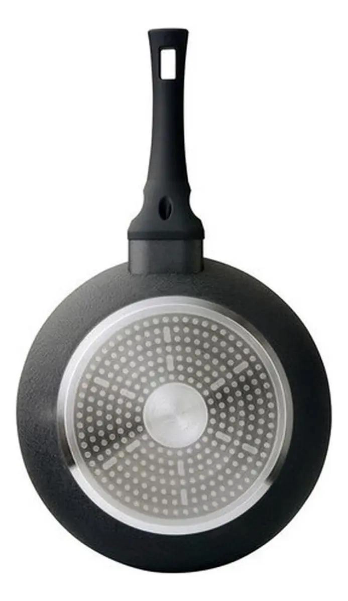 SARTE N ANTIADHERENTE DE 26 CM CON ACABADO GRANITO NEGRO - 4