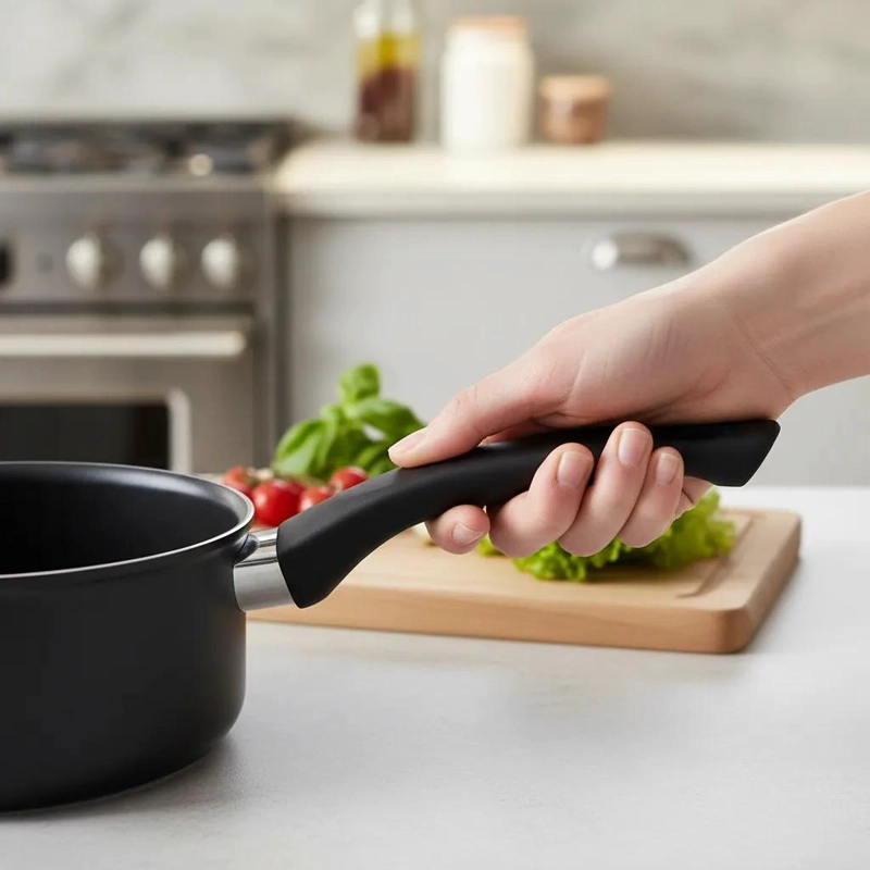 SET DE COCINA COMPLETO CON 13 PIEZAS DE OLLAS Y SARTE N ANTIADHERENTE - 3