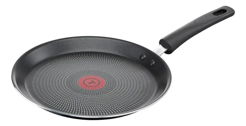 PANQUEQUERA DE ALUMINIO DE 25 CM CON RECUBRIMIENTO ANTIADHERENTE NEGRO - 3
