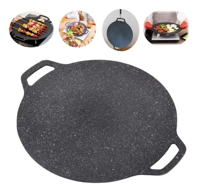 SARTE N PLANCHA PARA BARBACOA COREANA DE 33 CM CON RECUBRIMIENTO ANTIADHERENTE - 4