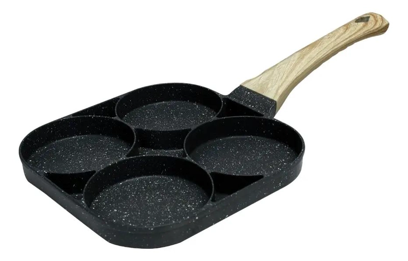 SARTE N MULTIUSOS CON 4 DIVISIONES PARA HUEVOS Y HAMBURGUESAS - 1