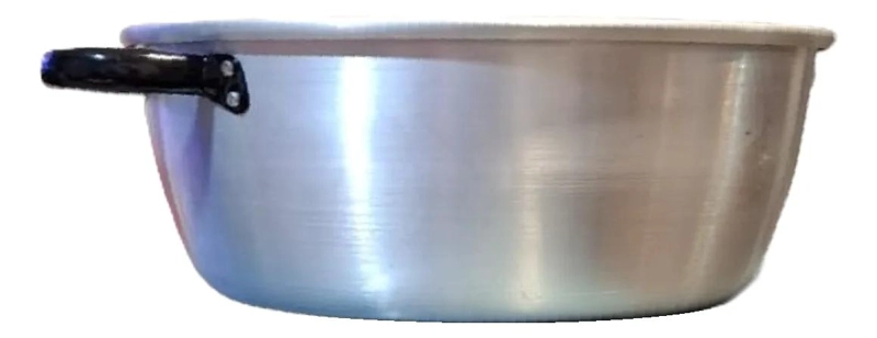 PAILA DE ALUMINIO PARA FREIR DE 40 CM CON DISEÑO INDUSTRIAL - 5