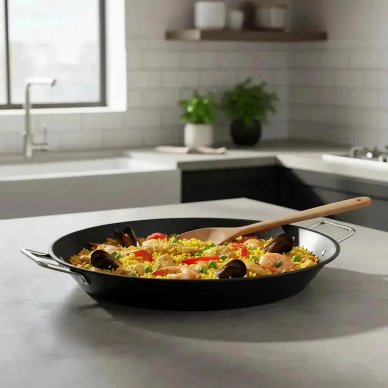 SARTE N PAELLERA PROFESIONAL DE 34 CM CON ASAS RESISTENTES - 5