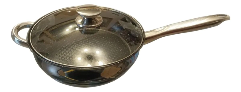 SARTE N DE ACERO INOXIDABLE CON RECUBRIMIENTO ANTIADHERENTE DE 24 CM - 1