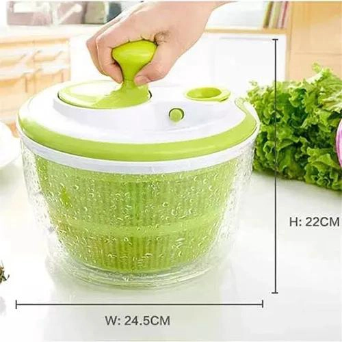CENTRIFUGA PARA SECAR LECHUGA Y FRUTAS CON DISEÑO PRACTICO Y COLOR VIBRANTE - 2