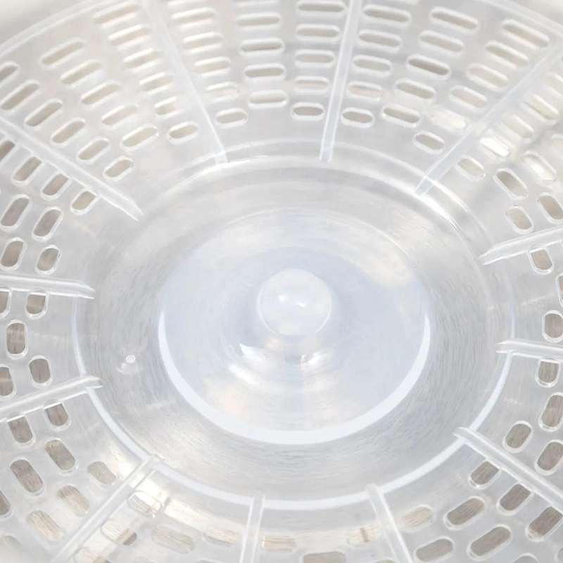 CENTRIFUGADOR PARA VERDURAS CAPACIDAD 6 LITROS COLOR ACERO - 4