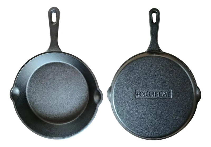 SARTE N DE HIERRO FUNDIDO REDONDO DE 20 CM PARA FREIR Y COCINAR - 2