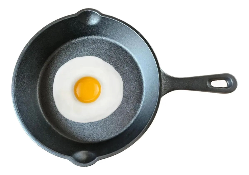 SARTE N DE HIERRO FUNDIDO REDONDO DE 20 CM PARA FREIR Y COCINAR - 3