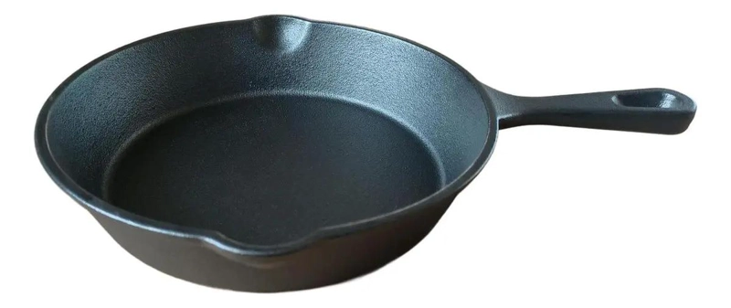 SARTE N DE HIERRO FUNDIDO REDONDO DE 20 CM PARA FREIR Y COCINAR - 4