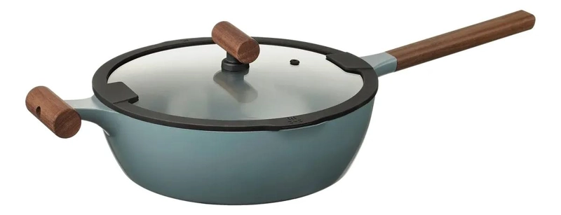 SARTE N ANTIADHERENTE CON TAPA DE CERAMICA PARA INDUCCION 28 CM - 1