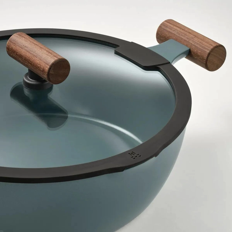 SARTE N ANTIADHERENTE CON TAPA DE CERAMICA PARA INDUCCION 28 CM - 5