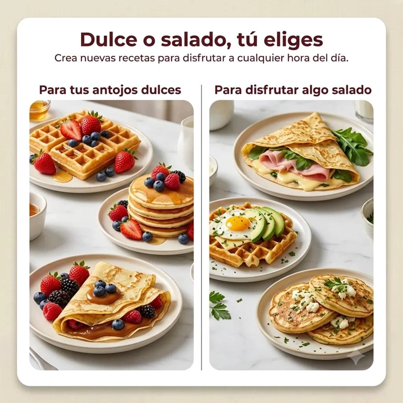 SARTE N DE 61 CM PARA PANQUEQUES Y WAFFLES CON SUPERFICIE ANTIADHERENTE - 3