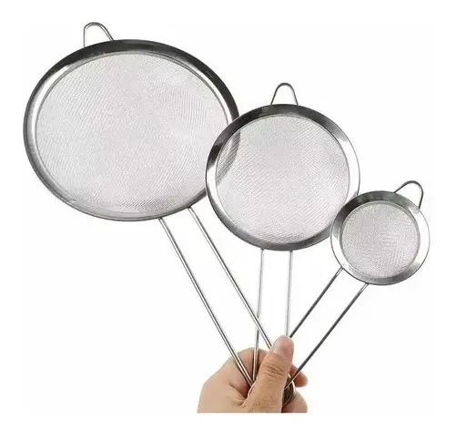 SET DE COLADORES DE ACERO INOXIDABLE PARA COCINA EN TRES TAMAÑOS - 3