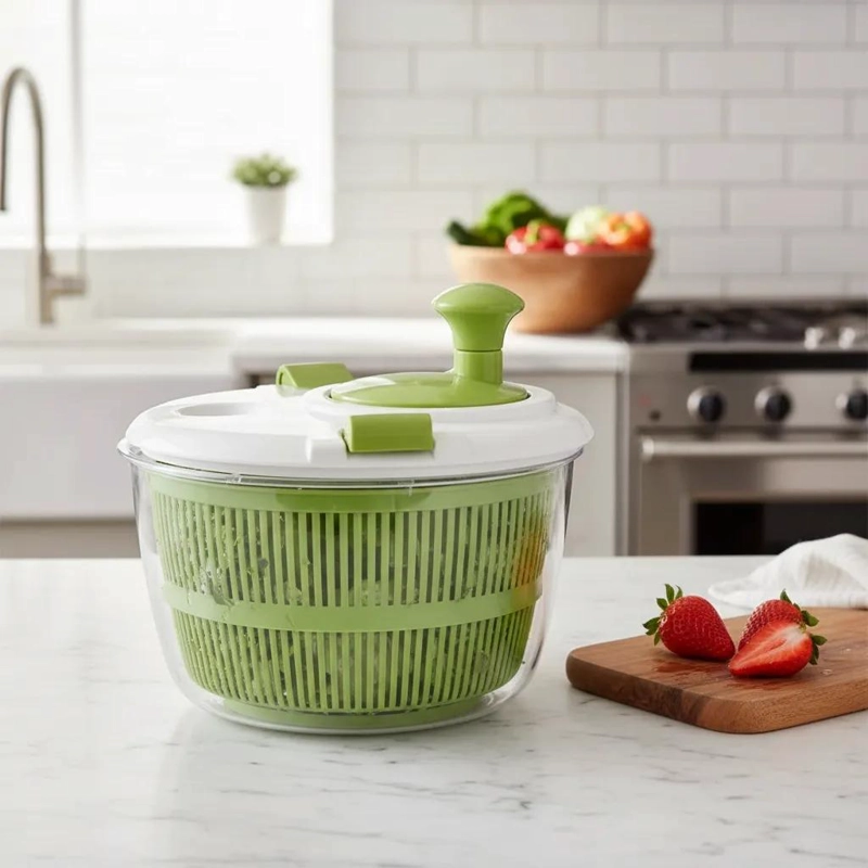 CENTRIFUGADOR PARA LECHUGA Y VERDURAS CON CAPACIDAD DE 5 LITROS - 1