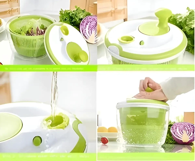 CENTRIFUGADOR PARA LECHUGA Y VERDURAS CON CAPACIDAD DE 5 LITROS - 3
