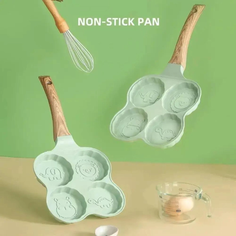 SARTE N PARA MINI PANQUEQUES Y HUEVOS CON 4 COMPARTIMENTOS EN FORMA DE ANIMALITOS - 3