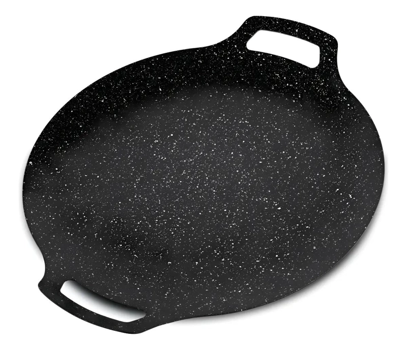 BUDARE DE ACERO INOXIDABLE PARA AREPAS DE 35 CM CON SUPERFICIE ANTIADHERENTE - 1