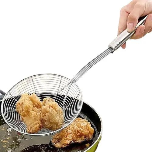 COLADOR DE ARAÑA MULTIUSO PARA FREIR ACERO INOXIDABLE 20 CM - 3