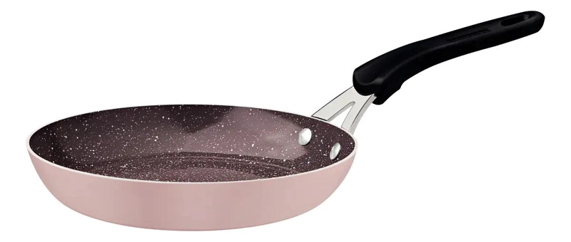 SARTE N DE 28 CM CON REVESTIMIENTO CERAMICO PARA COCINAS DE INDUCCION COLOR ROSA - 1
