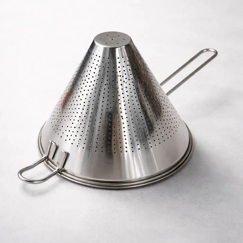 COLADOR DE ACERO INOXIDABLE DE 20 CM PARA COCINA - 3