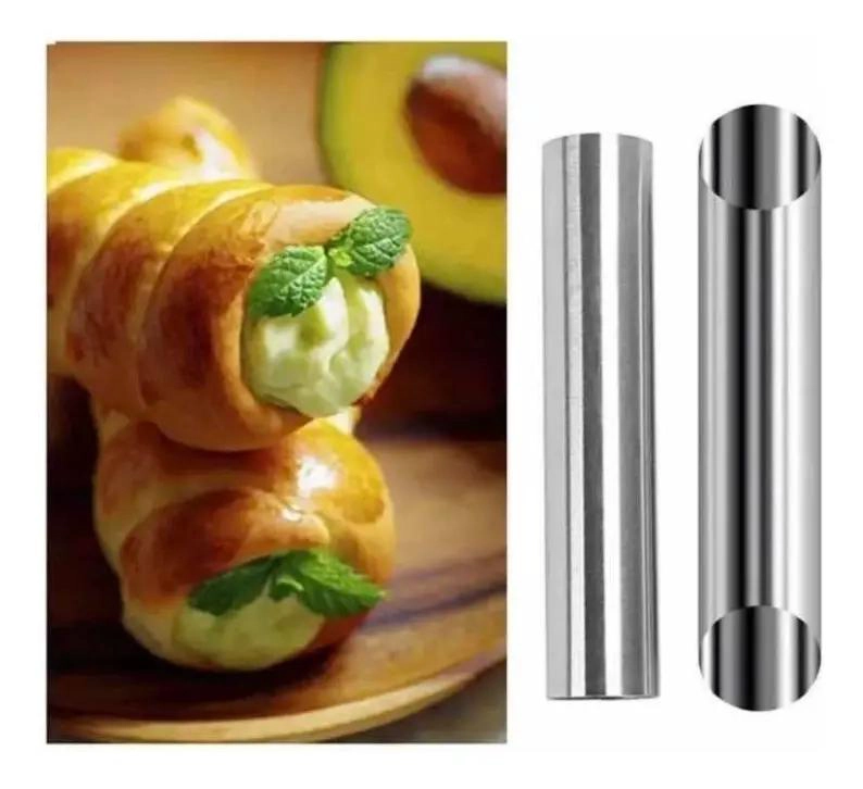 MOLDE PARA TUBOS DE CANNOLI Y CROISSANTS PACK DE 24 UNIDADES - 3
