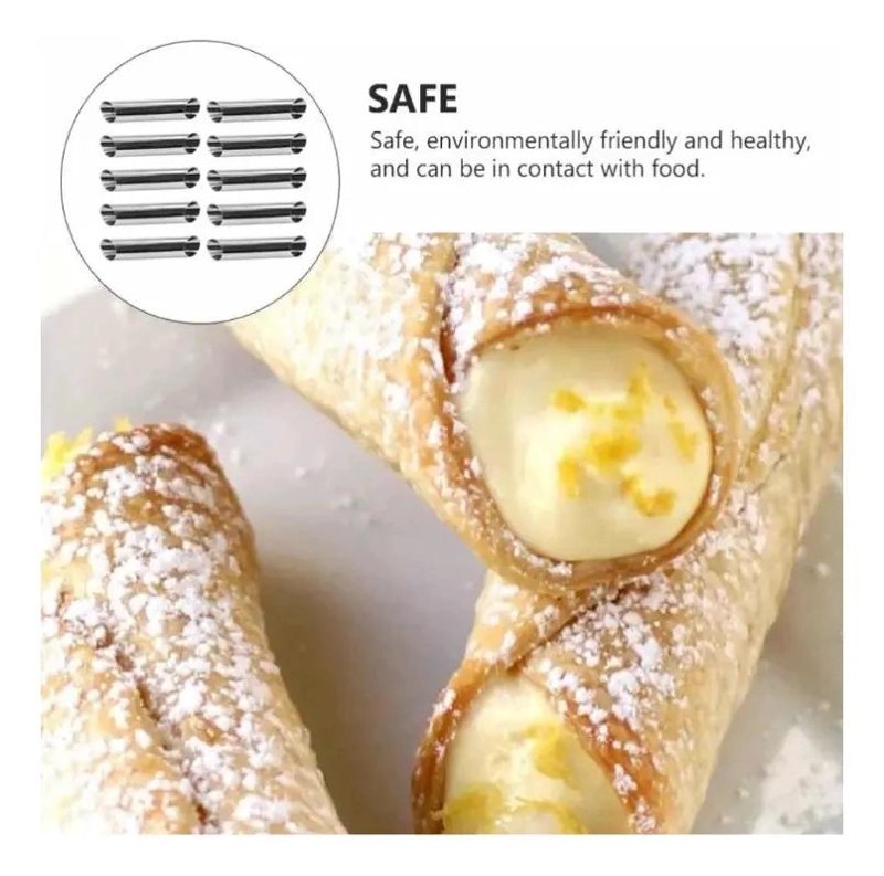 MOLDE PARA TUBOS DE CANNOLI Y CROISSANTS PACK DE 24 UNIDADES - 5