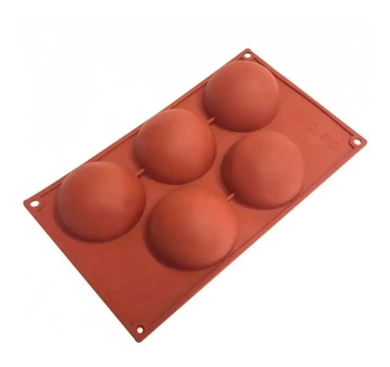 MOLDE DE SILICONA PARA REPOSTERIA EN FORMA DE MEDIA ESFERA - 2