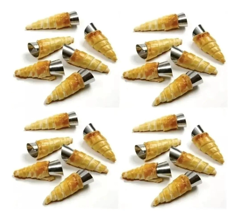 SET DE 60 CONOS MOLDE PARA REPOSTERIA Y PASTELERIA VARIADOS - 1