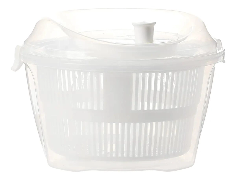 CENTRIFUGA PARA ENSALADA Y VEGETALES CAPACIDAD 3 LITROS COLOR BLANCO - 1