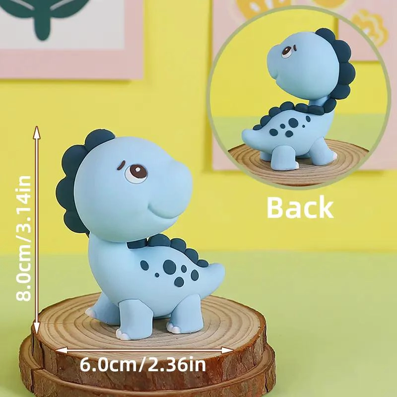 FIGURAS DECORATIVAS PARA TORTAS CON DISEÑO DE DINOSAURIOS VARIADOS - 4