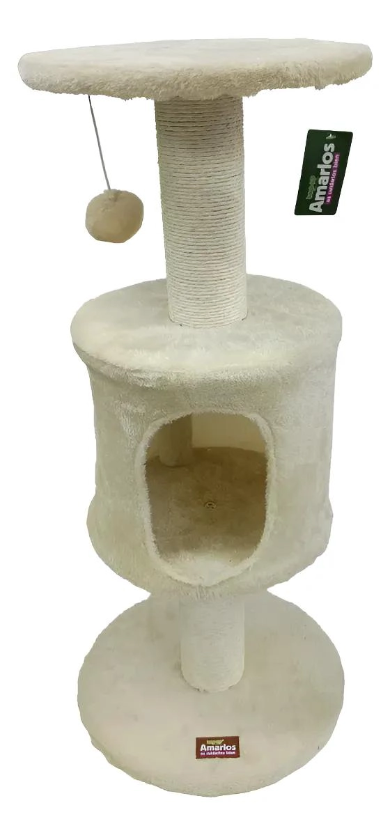 RASCADOR PARA GATOS CON ESCONDITE Y ALTURA DE 77 CM - 1