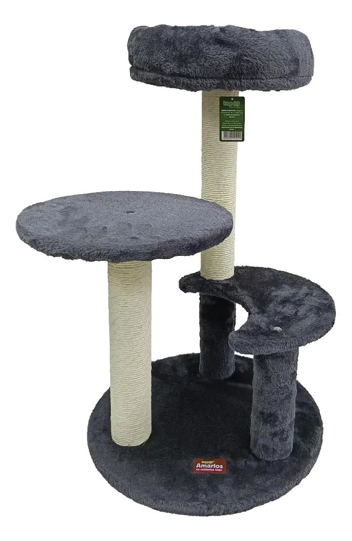 RASCADOR PARA GATOS TIPO ARBOL CON 3 NIVELES Y 68 CM DE ALTURA - 1