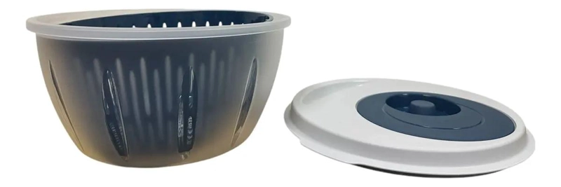CENTRIFUGA MANUAL PARA VEGETALES CON CAPACIDAD DE 4.5 LITROS COLOR AZUL OSCURO - 3