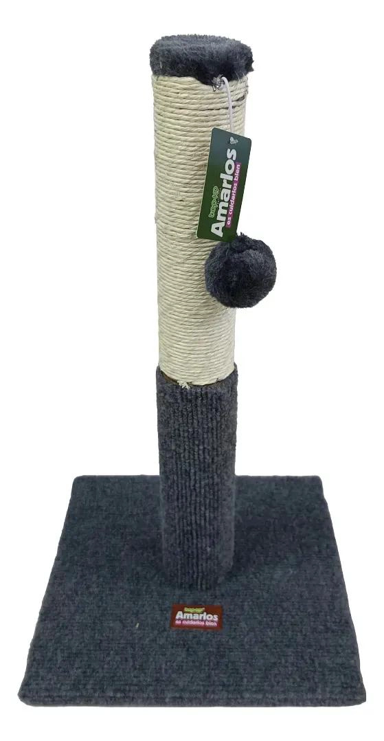 POSTE PARA GATOS DE 50 CM RECUBIERTO DE SISAL GRIS OSCURO - 1
