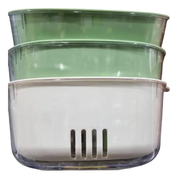 COLADOR DE COCINA DE ACERO INOXIDABLE CON MANGO ERGONOMICO - 1
