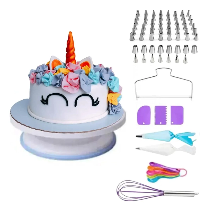 KIT COMPLETO DE DECORACION PARA REPOSTERIA CON 137 PIEZAS VARIADAS - 1