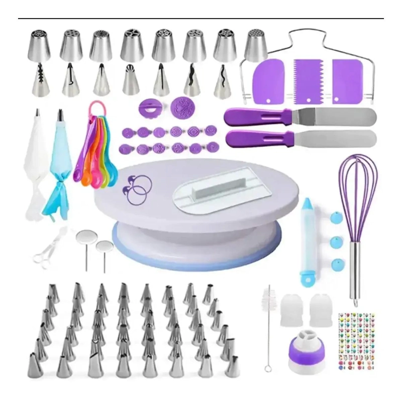 KIT COMPLETO DE DECORACION PARA REPOSTERIA CON 137 PIEZAS VARIADAS - 2
